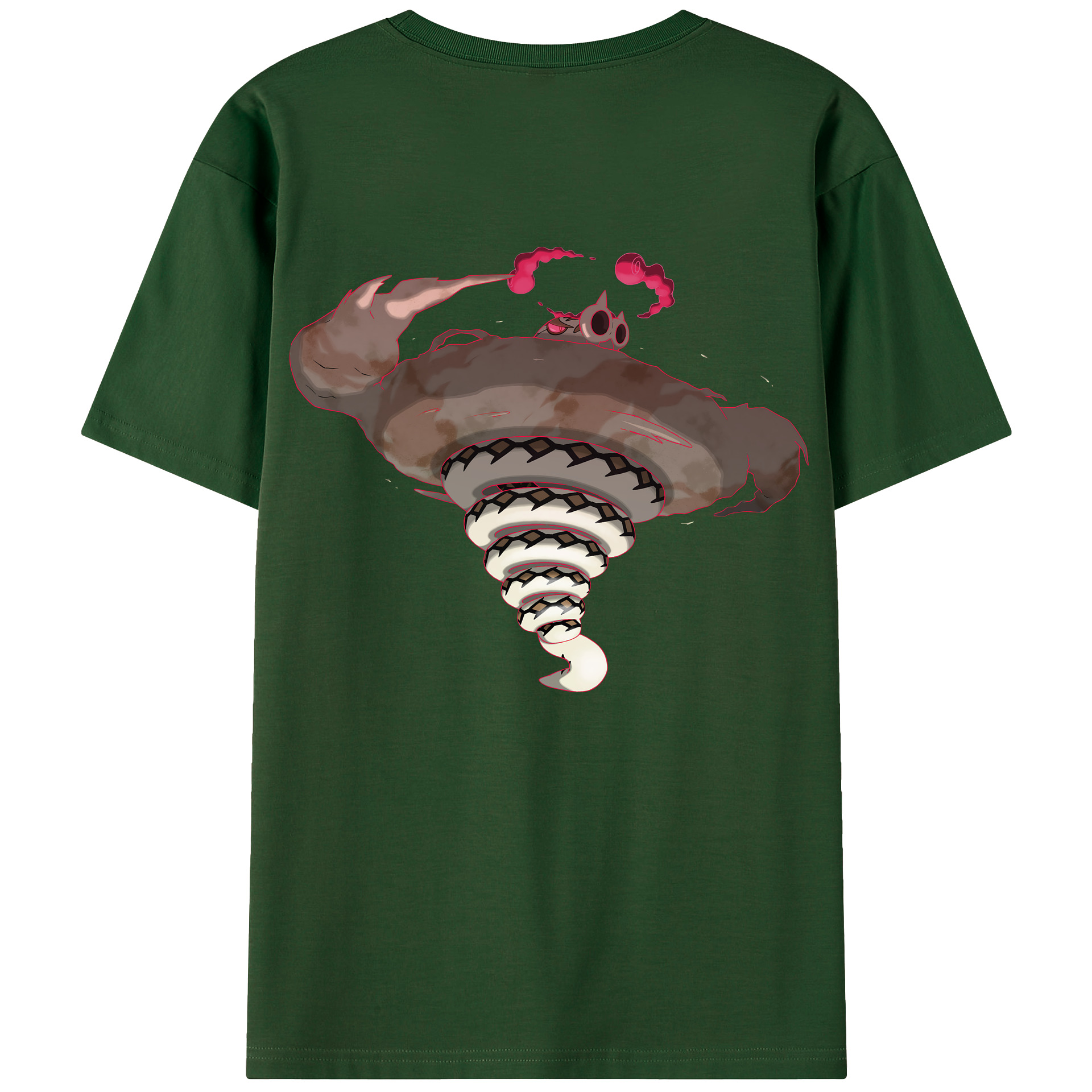 （画像用） ポケットモンスター Pokémon 綿100％半袖Tシャツ（背面プリント）